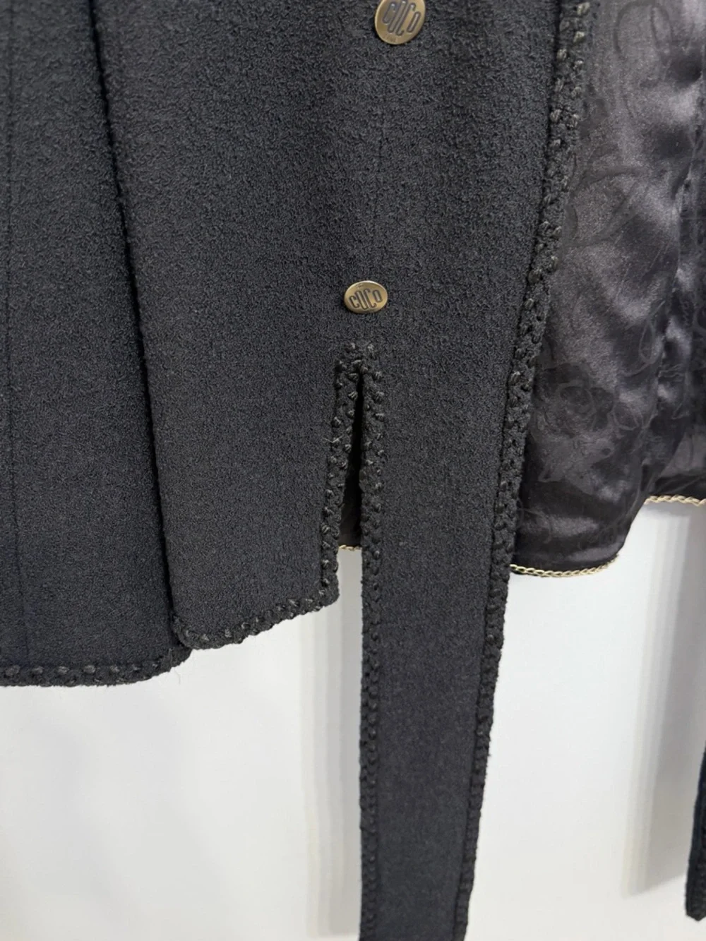 CHANEL Midnight Blue Press Sample Jacket, Size 38 - Picture 3 of 14